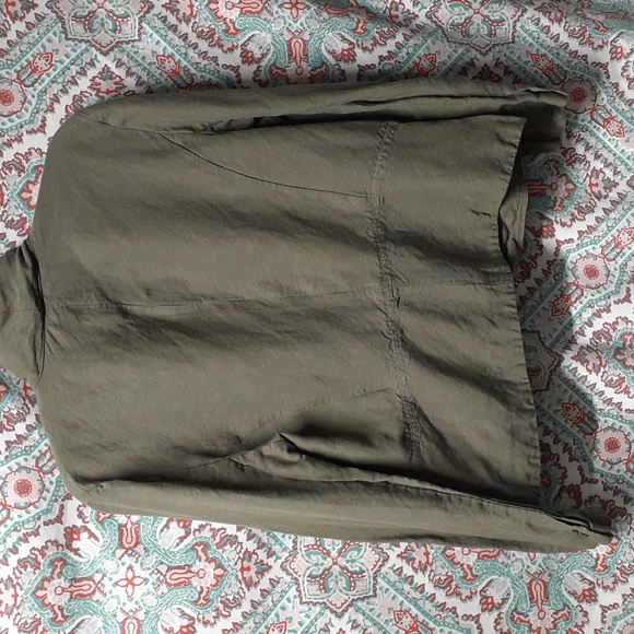 Jones Wear Olive Green Light Peacoat, Size 16 - Picture 6 of 8